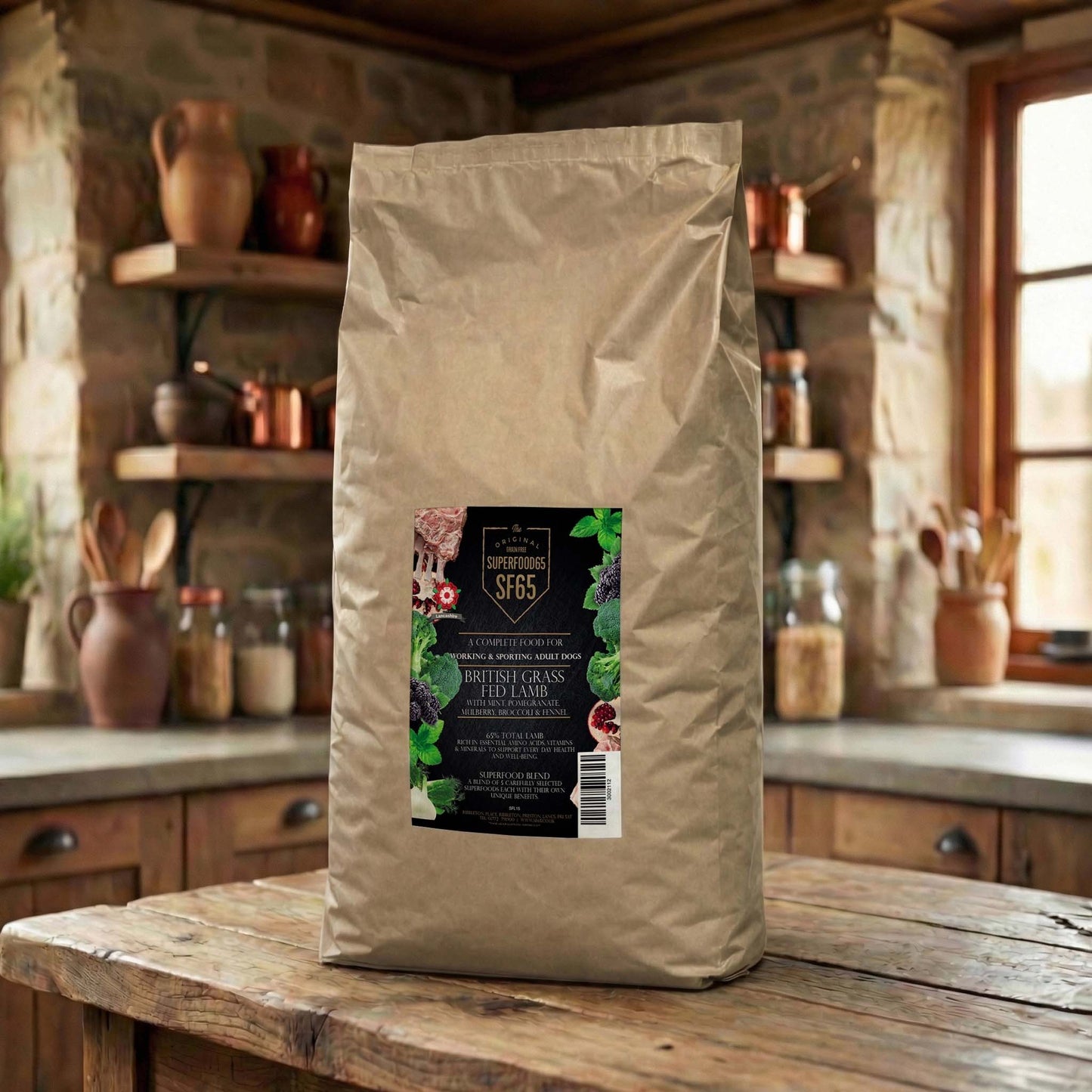 SF65 Superfood 65 Adult Grass Fed Lamb Working Dog 15kg