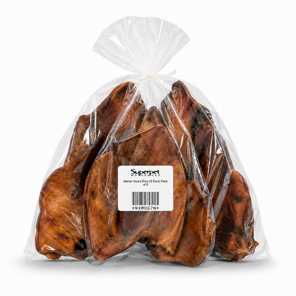 Iberian Sows Ears (XL Pigs Ears) Pack Of 5