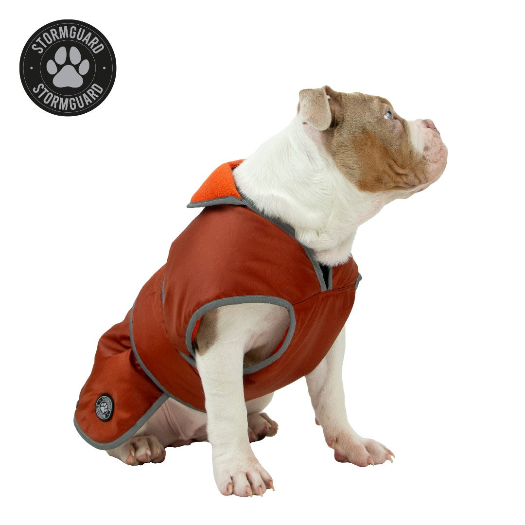 Ancol Stormguard Dog Coat Terracotta S/M
