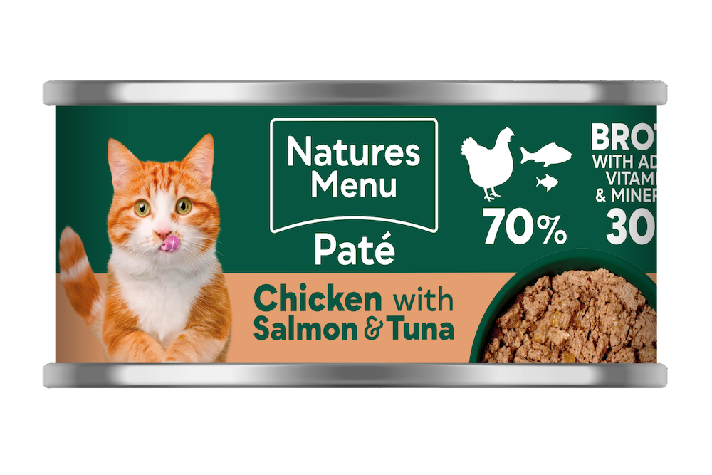Natures Menu Cat Pate Chicken with Salmon & Tuna 85g
