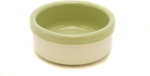 Rosewood Stoneware Ceramic Two-Tone Bowl 3.5"