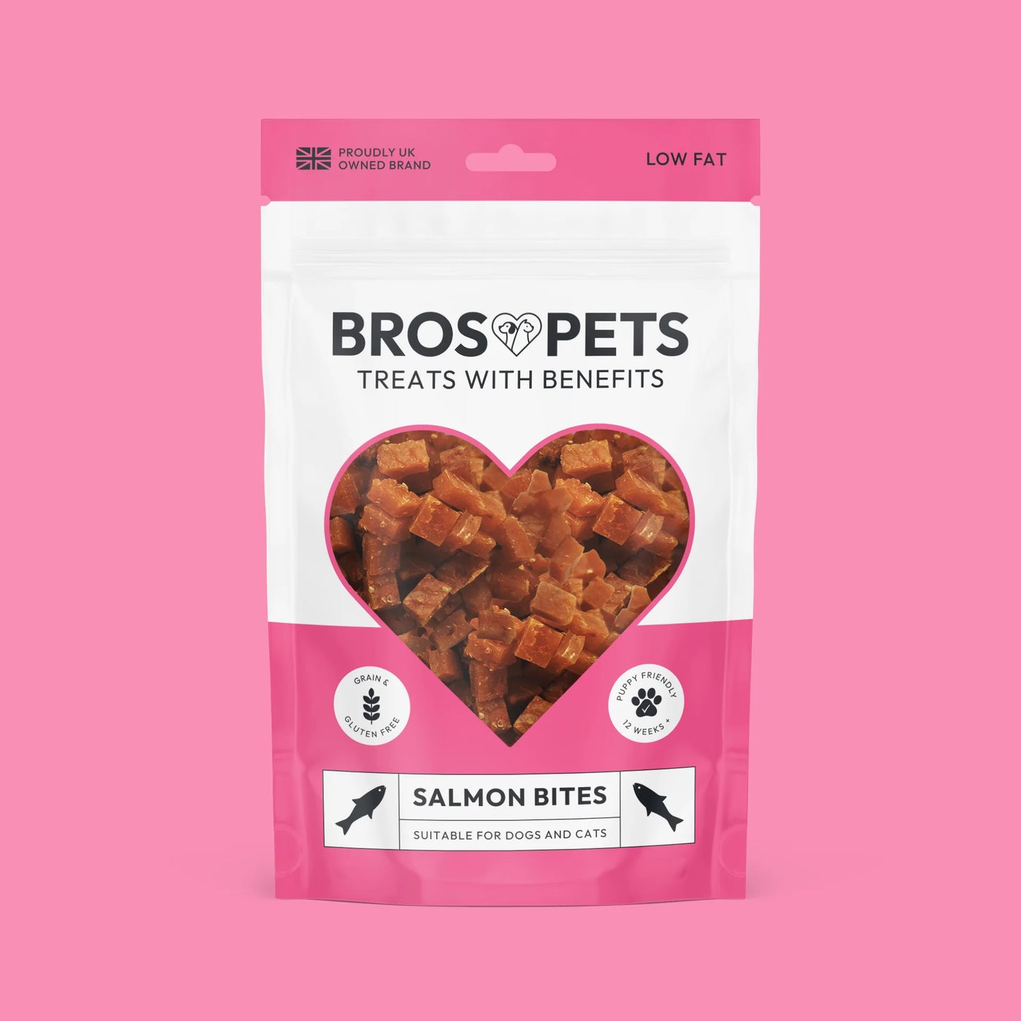 Bros Pets Salmon Bites 100g product image