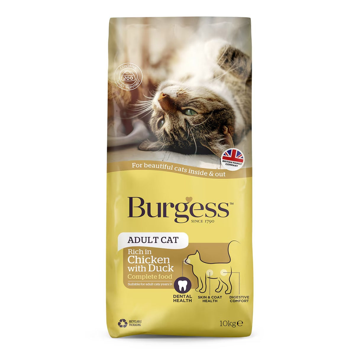Burgess Adult Cat Chicken With Duck 10Kg product image