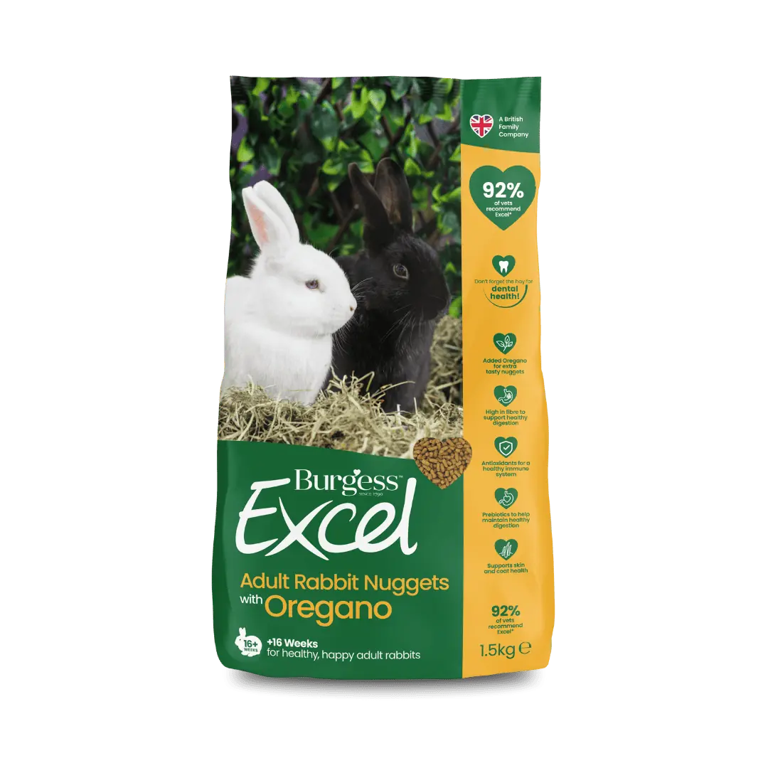 Burgess Excel Adult Rabbit Nuggets With Oregano 1.5Kg product image