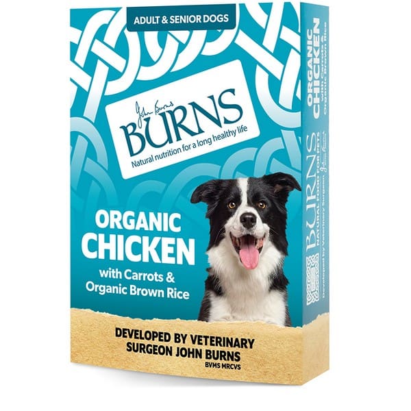 Burns Wet Food Organic Chicken Tray 395g product image