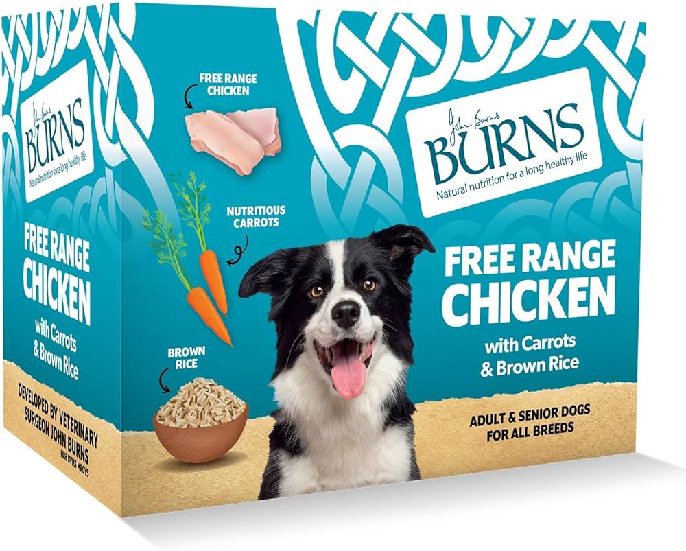 Burns Wet Food Organic Chicken Tray 395g Box of 8 product image
