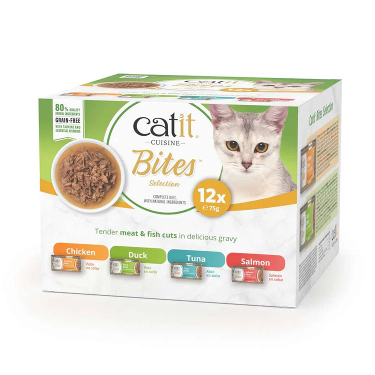 Catit Cuisine Bites Variety Pack 12x75g product image