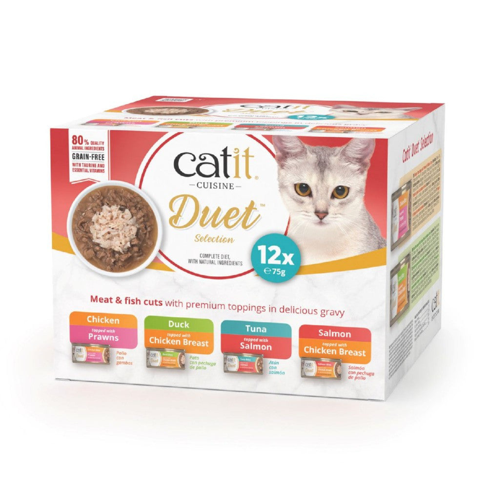 Catit Cuisine Duet Mix Pack 12x75g product image