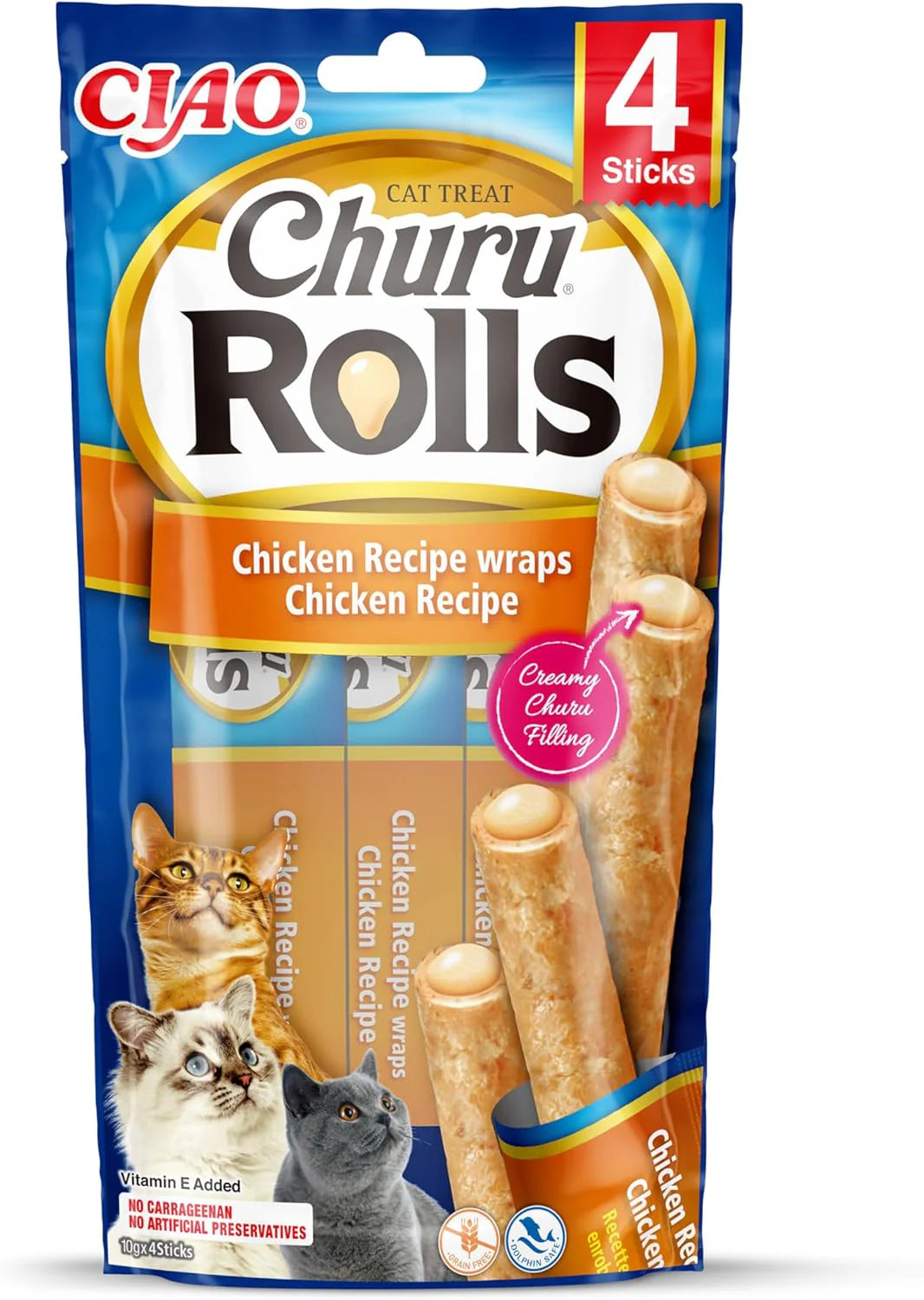 Churu Rolls Cat Chicken product image
