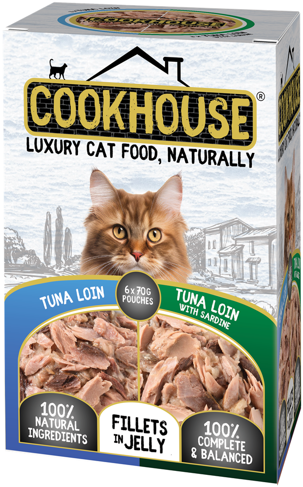 Cookhouse Cat Pouch Multipack Fish Fillets In Jelly 6x70g product image