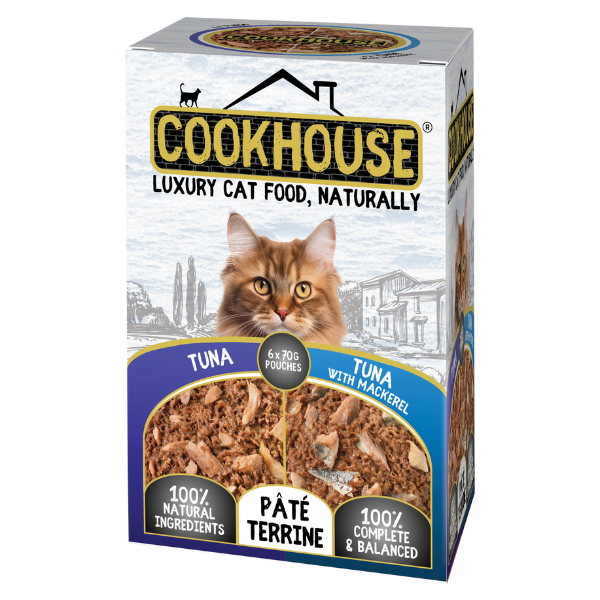 Cookhouse Cat Pouch Multipack Fish Terrine 6x70g product image