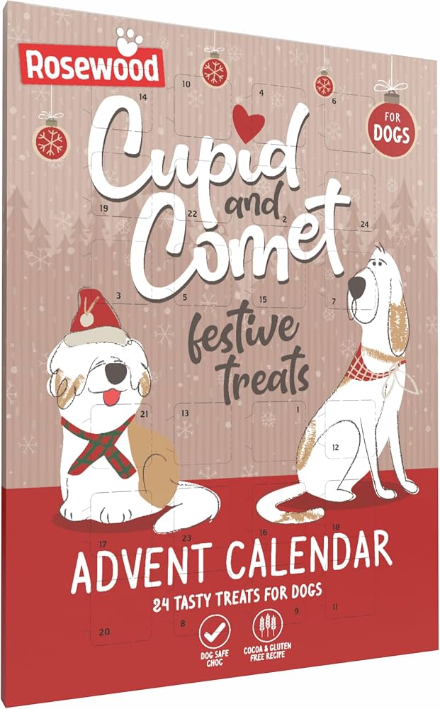 Rosewood Cupid & Comet Chocolate-Free Advent Calendar for Dogs 70g product image