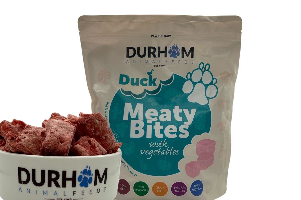 Durham Animal Feeds Meaty Bites Duck with Veg & Supplements 1kg product image