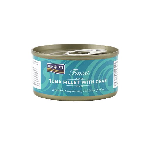 Fish4Cats Finest Tuna Fillet With Crab 70g product image