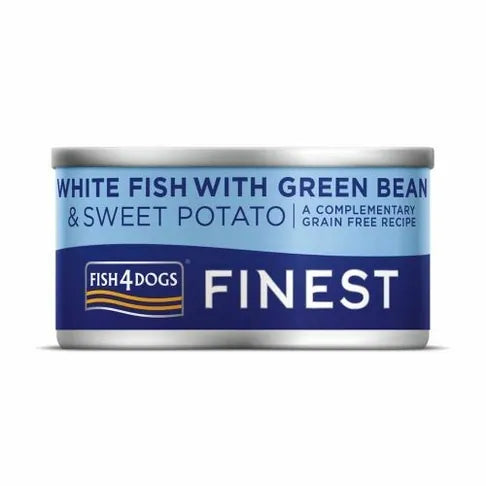 Fish4dogs Can Finest White Fish With Green Bean & Sweet Potato 85G product image