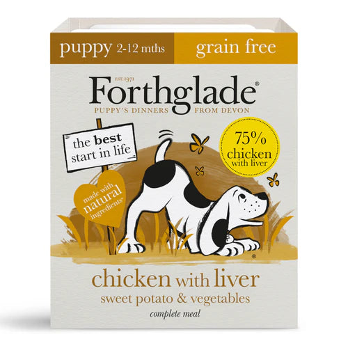 Forthglade Complete Grain Free Puppy Chicken & Liver 395g product image