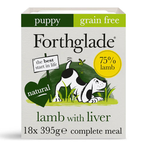 Forthglade Complete Grain Free Puppy Lamb & Liver 395g product image