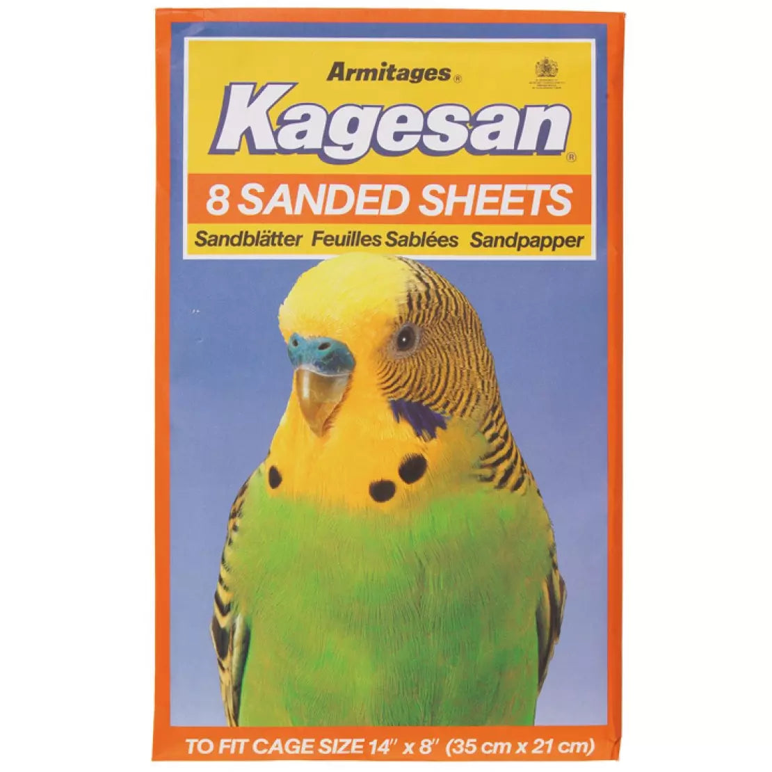 Kagesan No. 3 Orange Sanded Sheets 35 x 21cm - 8 Sheets product image