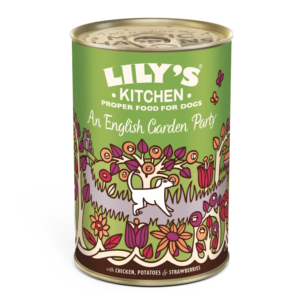 Lilys Kitchen Dog Tin English Garden Party 400g product image