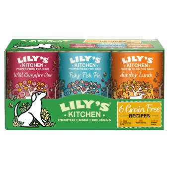 Lilys Kitchen Dog Tin Grain Free Multipack 6x400g product image