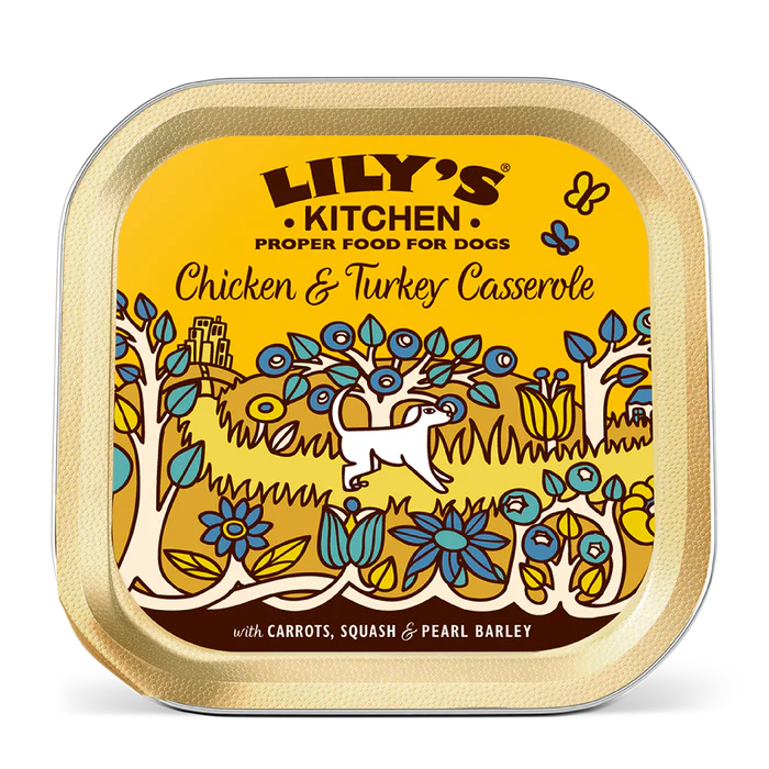Lily's Kitchen Dog Tray Chicken & Turkey Casserole 150g product image