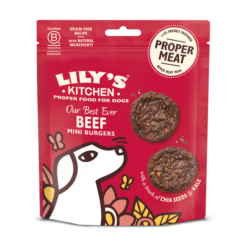 Lily's Kitchen Dog Treats Our Best Ever Beef Mini Burgers 70g product image