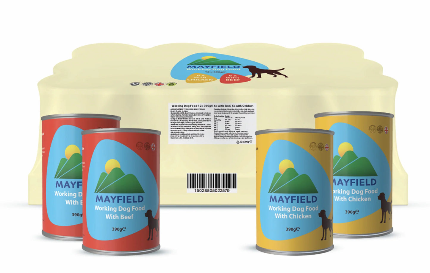 Mayfield Working Dog Food 12 x 390g product image
