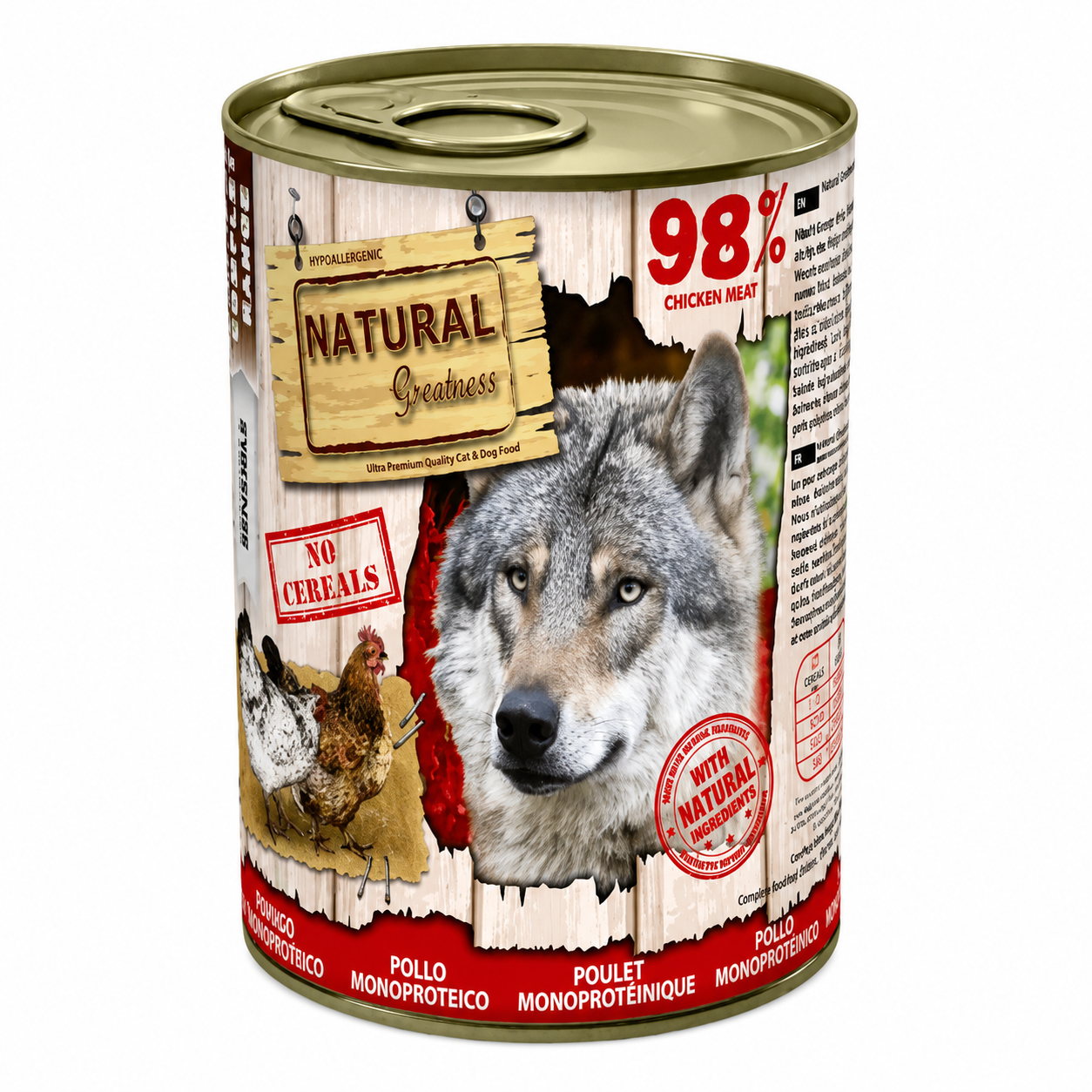 Natural Greatness Can Single Protein Chicken 400g product image