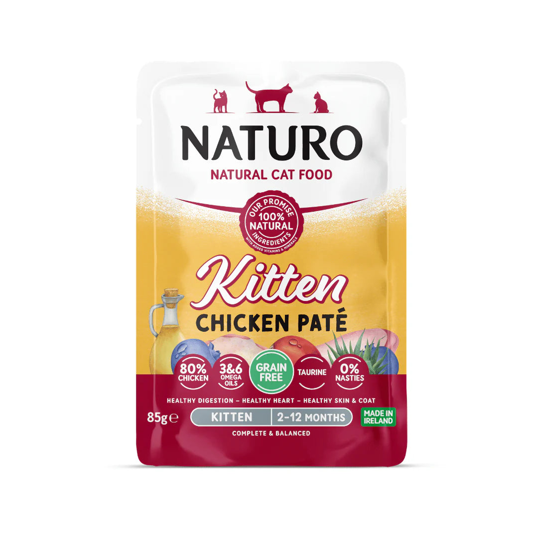 Naturo Kitten Pouch Chicken Pate 85g product image