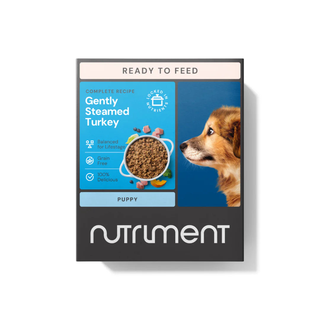 Nutriment Puppy Gently Steamed Turkey 395g product image
