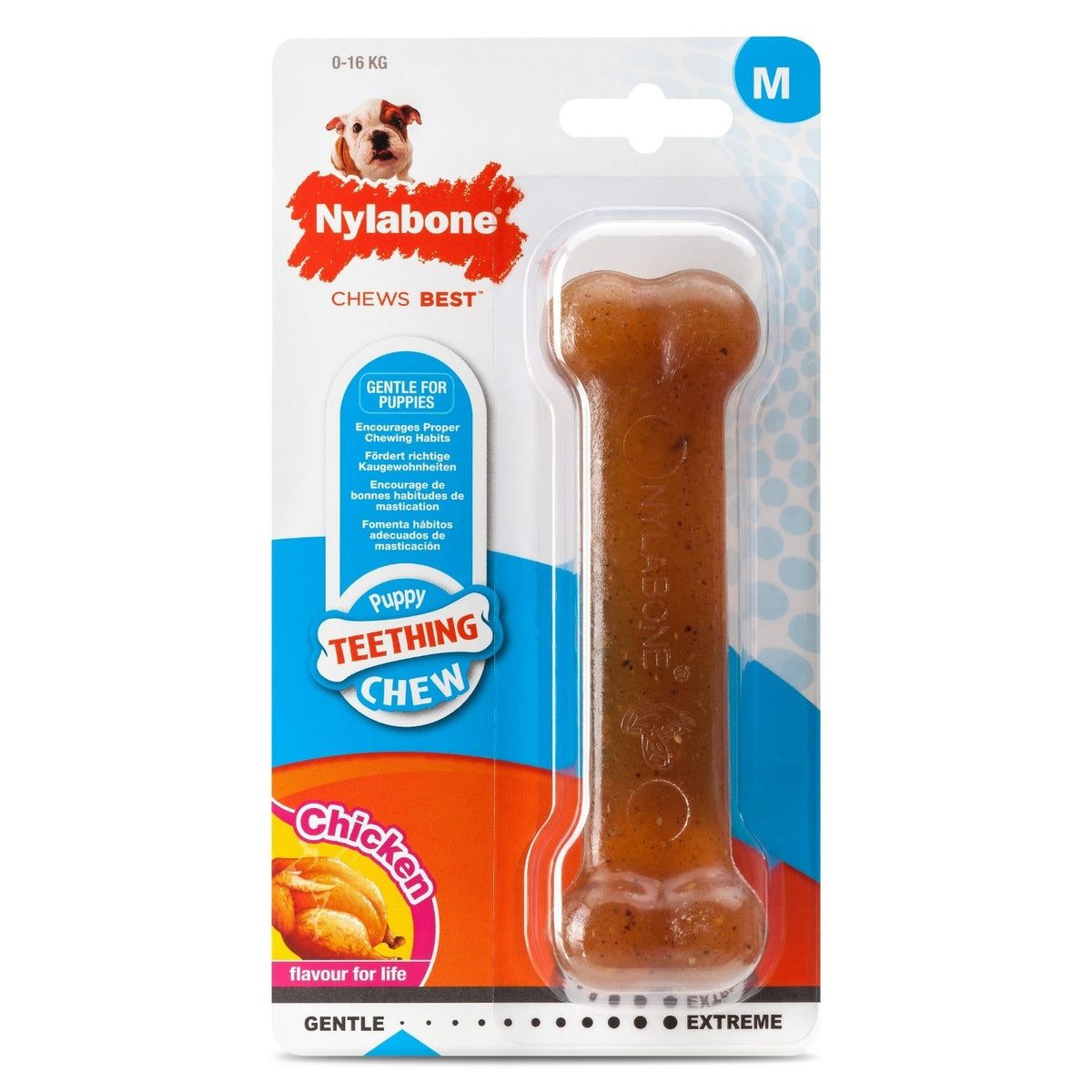 Nylabone Chicken Puppy Bone - Medium product image