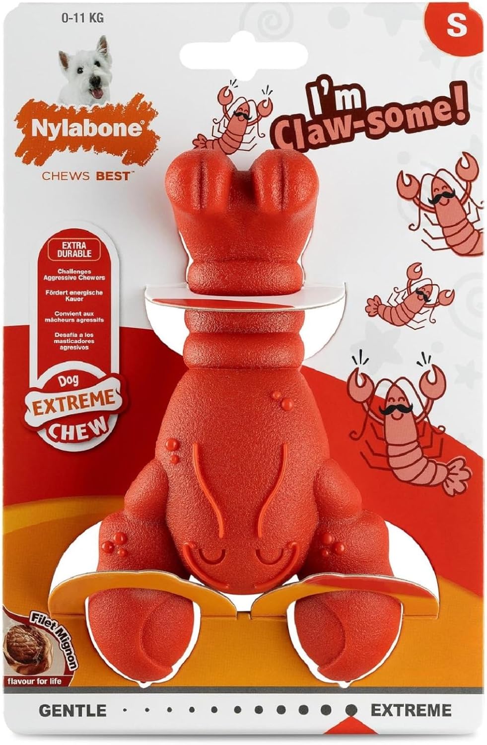 Nylabone Filet Mignon Extreme Lobster - Small product image
