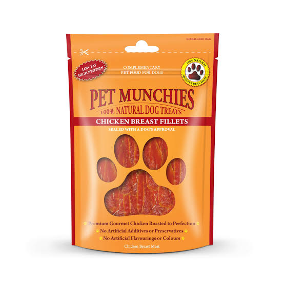 Pet Munchies Chicken Breast Fillets 100g product image