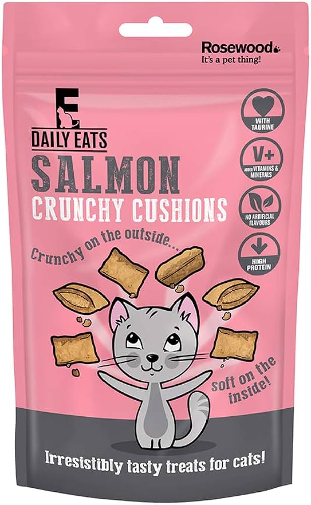 Rosewood Crunchy Salmon Cushions 60g product image