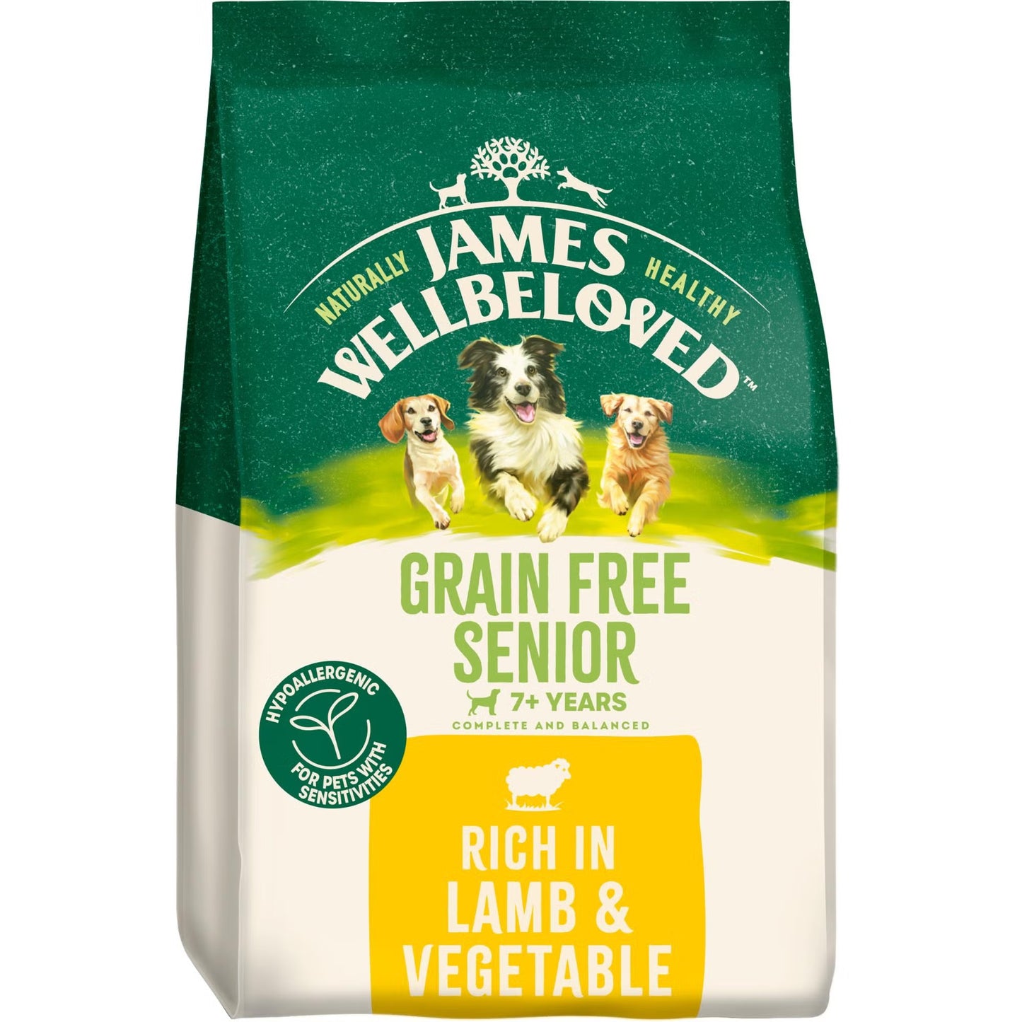 James Wellbeloved Dog Senior Grain Free Lamb 1.5kg