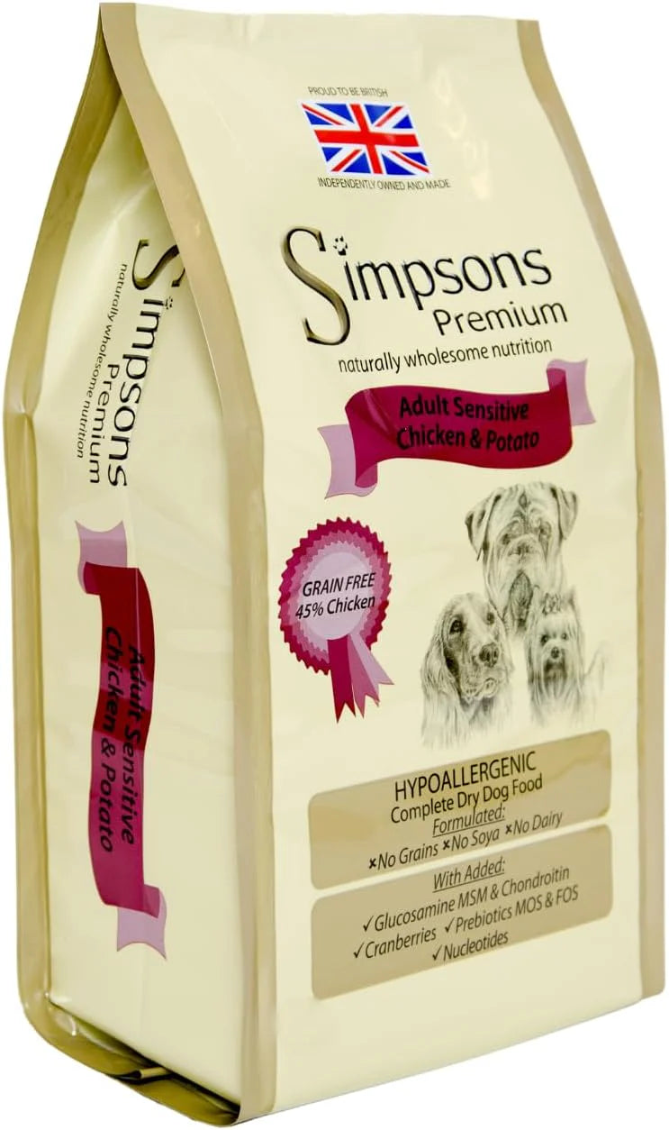 Simpsons Adult Sensitive Chicken & Potato 12kg product image