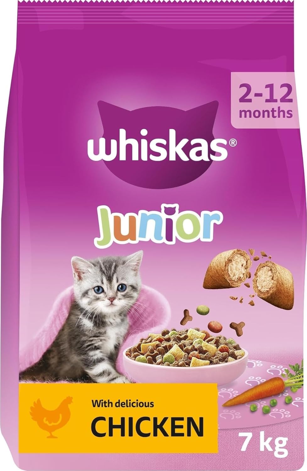 Whiskas Complete Kitten Chicken 7kg product image