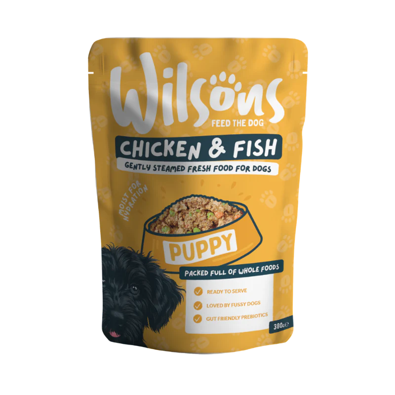 Wilsons Puppy Freshly Prepared Chicken & Fish 380g product image