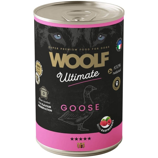 Woolf Canned Dogfood - Goose with Raspberry product image