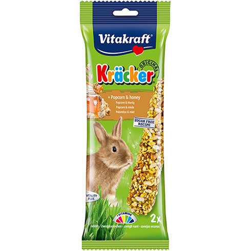Vitakraft Kracker Popcorn Treat Rabbit 2pc