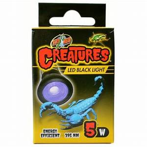 Zoo Med Creatures LED Black Light, 5 Watt