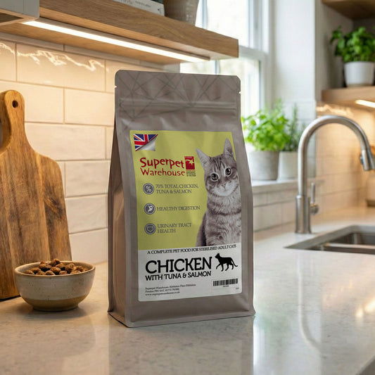 Superpet Connoisseur Cat Sterilised Chicken with Tuna & Salmon 1.5kg