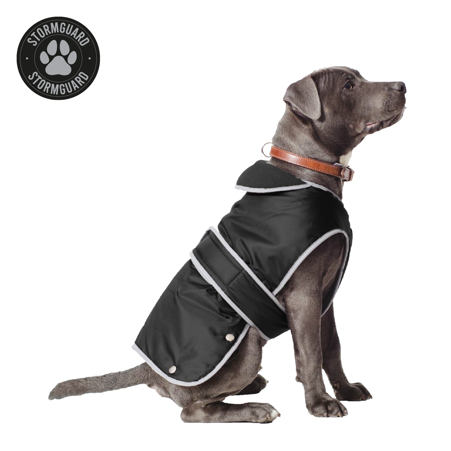 Ancol Stormguard Dog Coat Black S/M