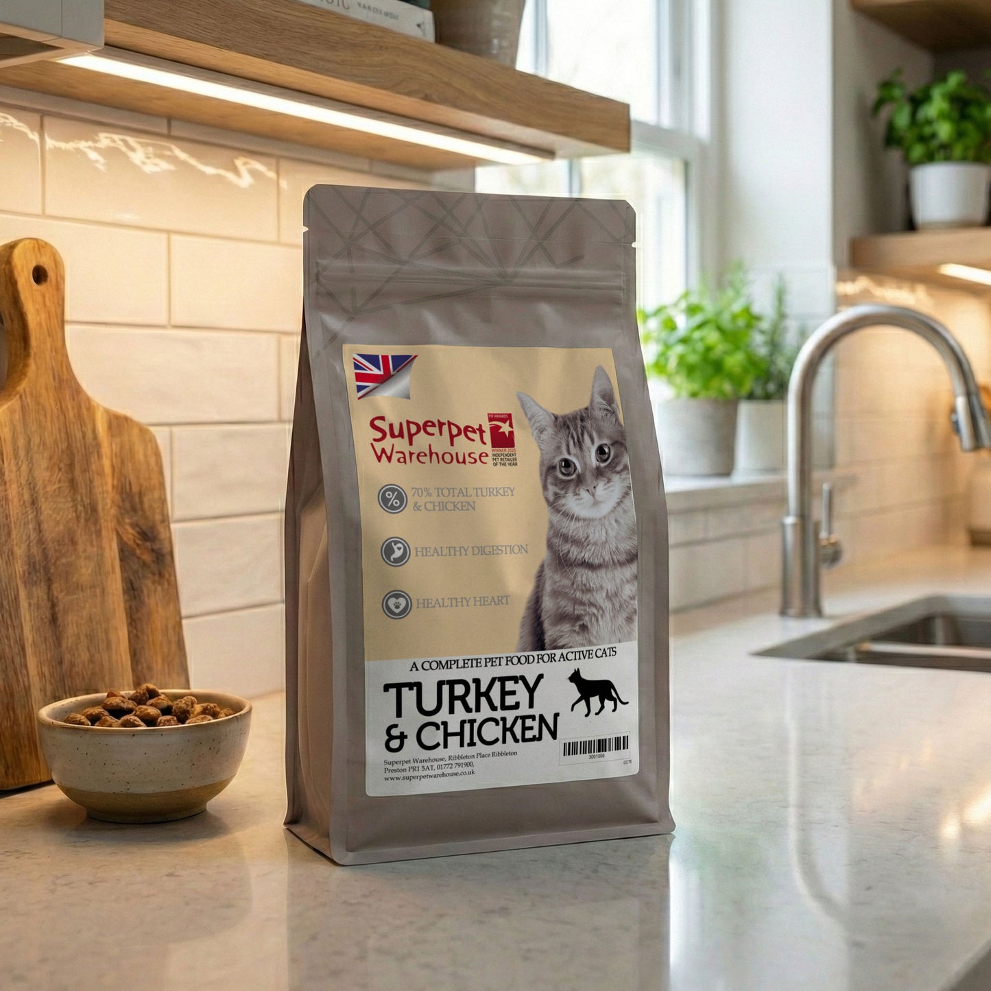 Superpet Connoisseur Cat Adult Turkey & Chicken 5kg