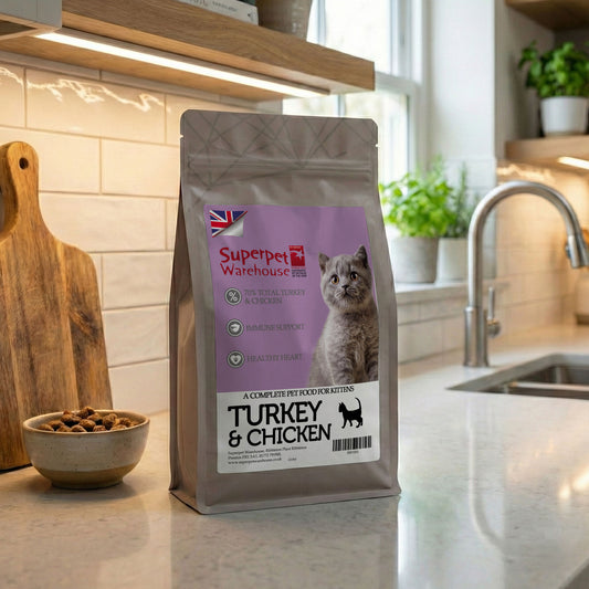Superpet Connoisseur Cat Kitten Turkey & Chicken 5kg