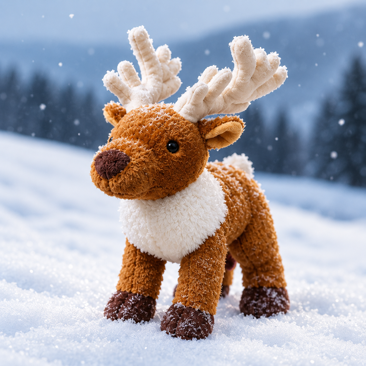 Hem & Boo Winter Reindeer Dog Toy