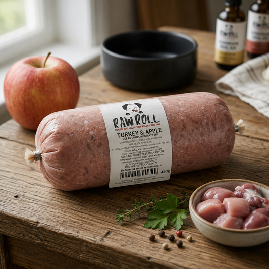 Just Natural Raw Roll Turkey and Apple 460g