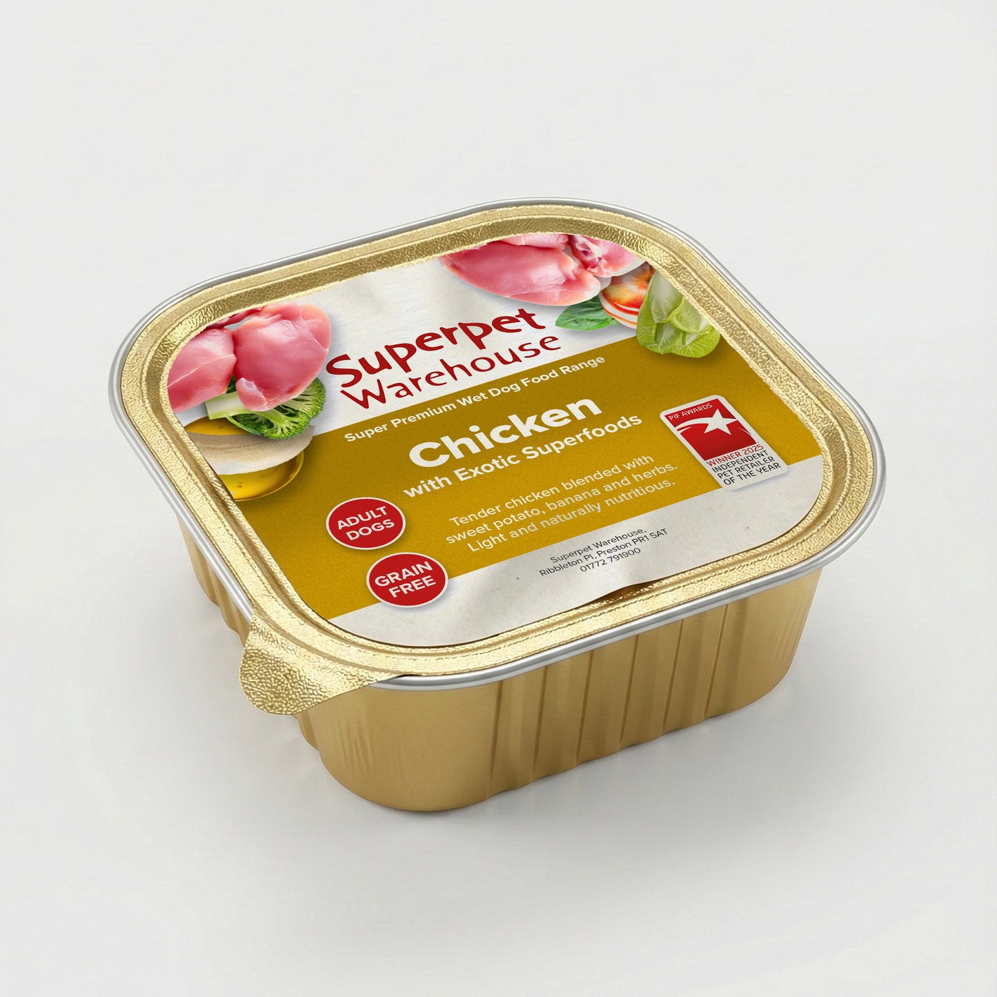 Superpet Wet Tray Chicken with Exotic Superfoods 300g