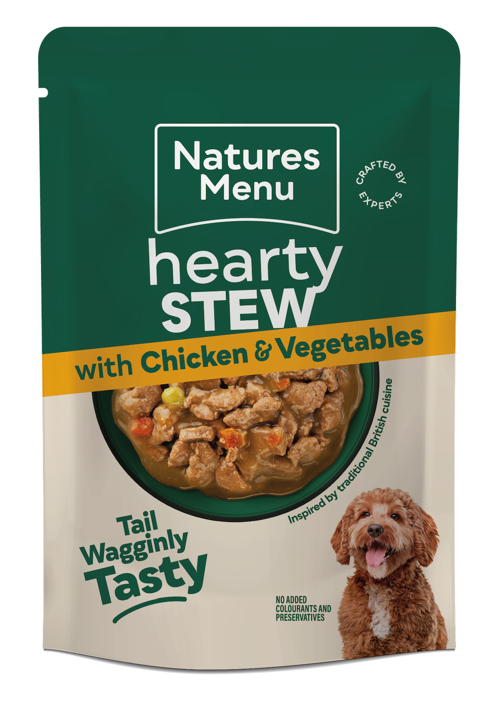Natures Menu Hearty Stew Pouches with Chicken & Vegetables 8 x 100g