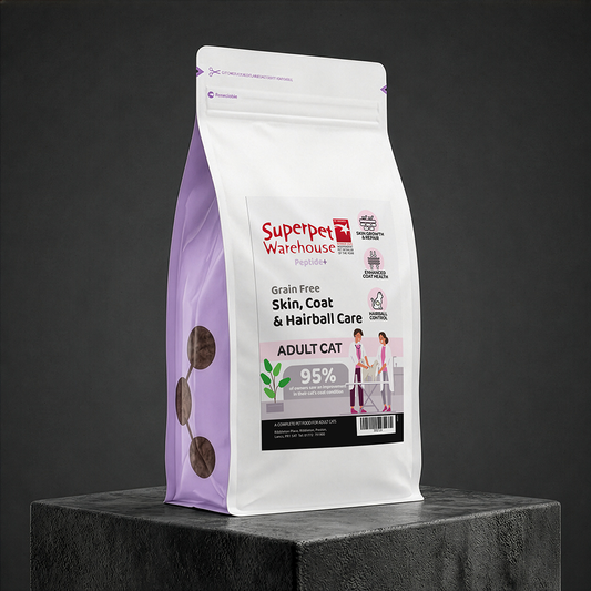 Superpet Warehouse Peptide+ Skin, Coat & Hairball Care Adult Cat 1.5Kg